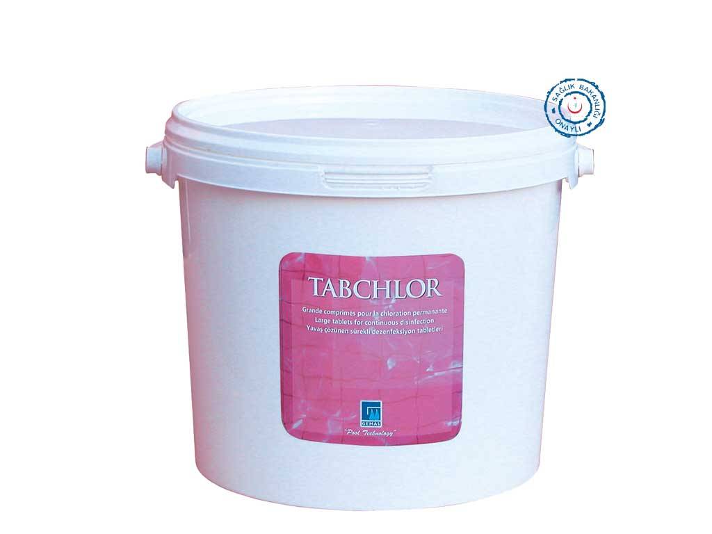 ''Tabchlor'' Stabilize Triklor Tableti, 200 gr % 90 Klor İçeriği 50 kg