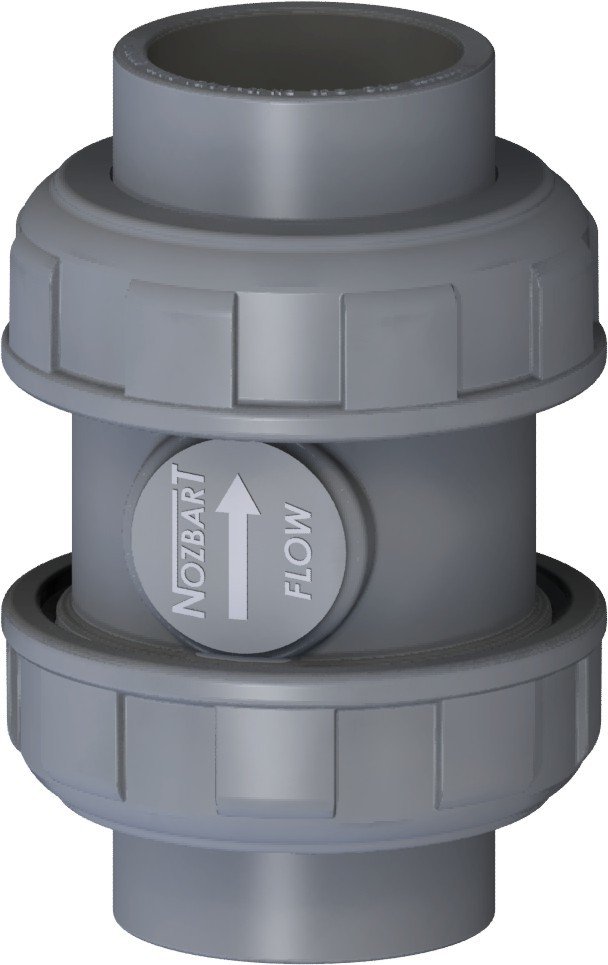 40 MM 1 1/4'' Yapıştırmalı Dört Ayaklı Yaylı Çekvalfler