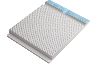 Pötigen Havuz Mavisi Profilli Oluklu Tutamak 295x245x20 mm