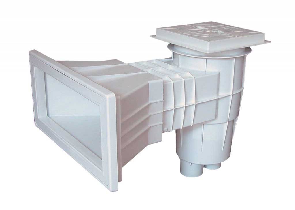 Lüks Geniş Ağızlı Kare Kapak Skimmer, Yüzer Kapaklı