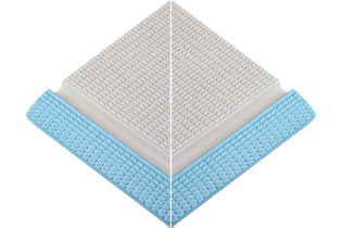 Pötigen Havuz Mavisi Dış Köşe 245x245x20 mm