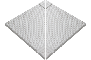 Pötigen Sırsız İç Köşe Tutamak 295x245x20 mm