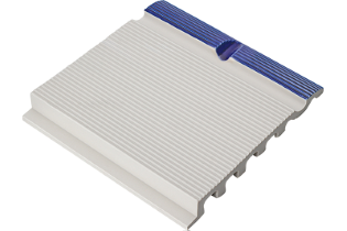 Çizgili Kobalt Mavisi Oluklu Profilli Tutamak 245x245x20 mm