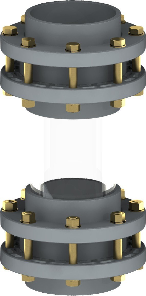 140 MM Komple U-PVC Gözetleme Camları