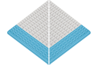 Pahlı Pötigen Merdiven Kaymazı Sırsız Havuz Mavisi Dış Köşe 122x122x8 mm