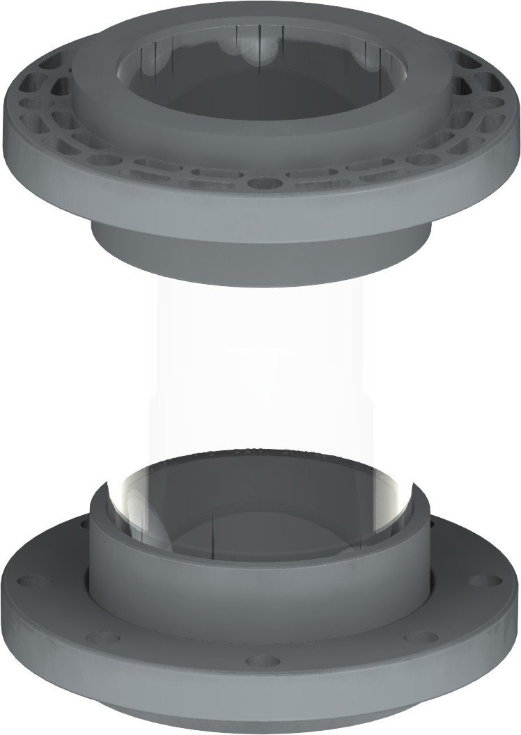 225 MM Çıplak U-PVC Gözetleme Camları