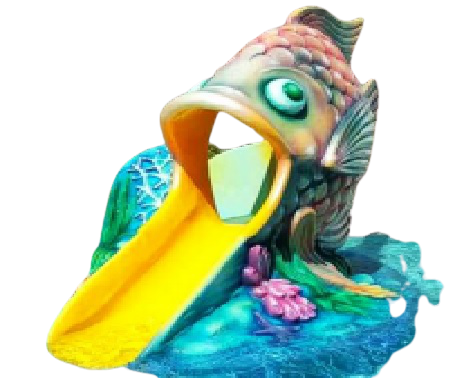 Çocuk Havuzu Balık Kaydırağı