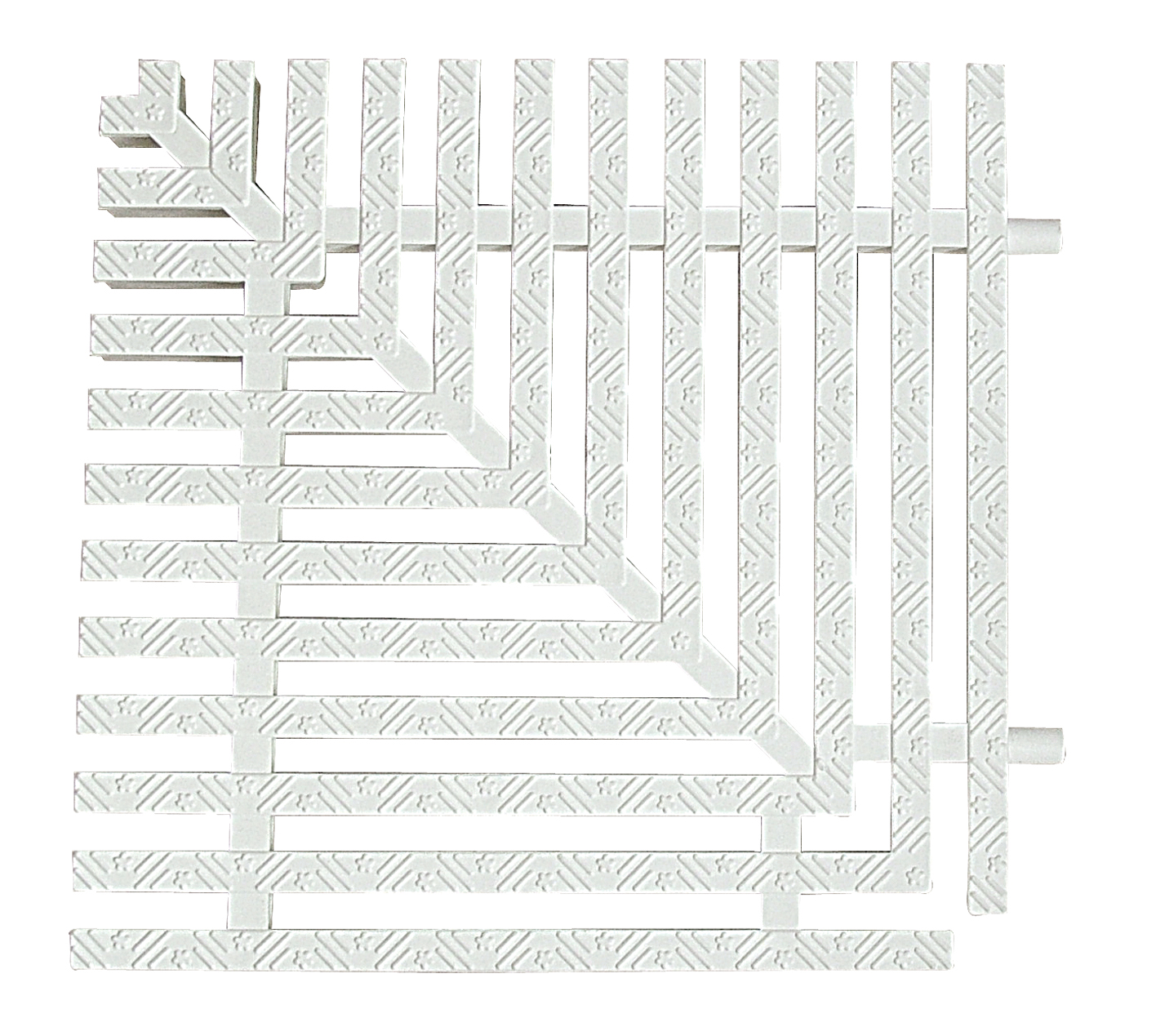 20 cm Yıldız Desen 90° Izgara Tipi Köşe Parçası