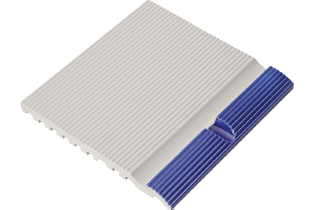 Çizgili Kobalt Mavisi Oluklu Tutamağı 245x245x20 mm