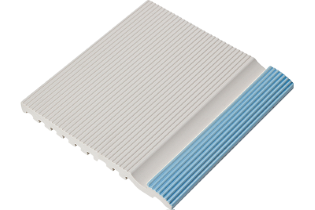 Çizgili Havuz Mavisi Tutamak 245x245x20 mm