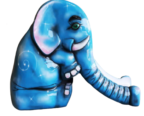 Çocuk Havuzu Fil Kaydırak